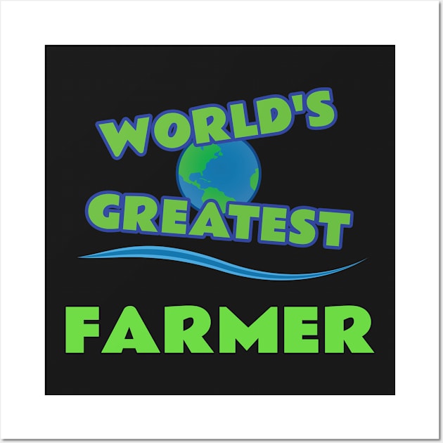 World's Greatest Farmer Wall Art by emojiawesome